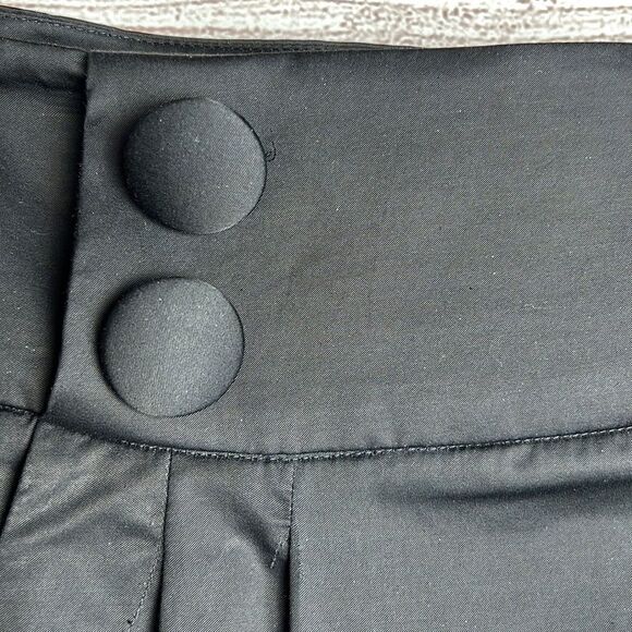 Ann Louise Roswald Cotton Blend Black Knee Length Skirt - Picture 4 of 12